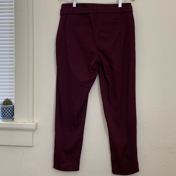LOFT High-Waisted Ankle Slacks - Picture 3 of 4